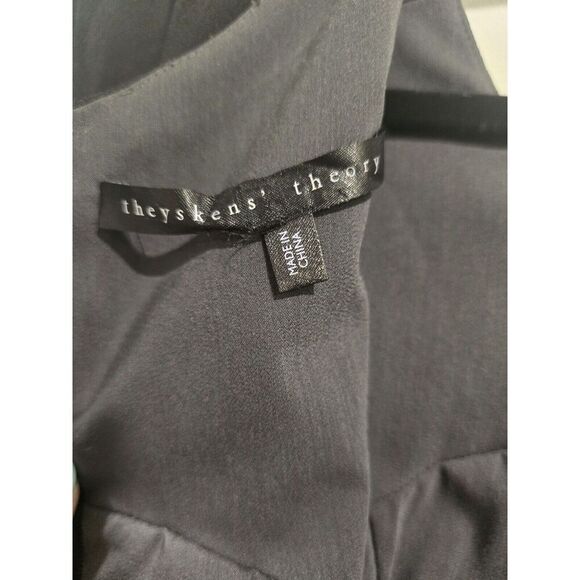Theyskens Theory Dalmy Mini Dress Black Size 2/4 Measurements In Pics EUC - Picture 7 of 11